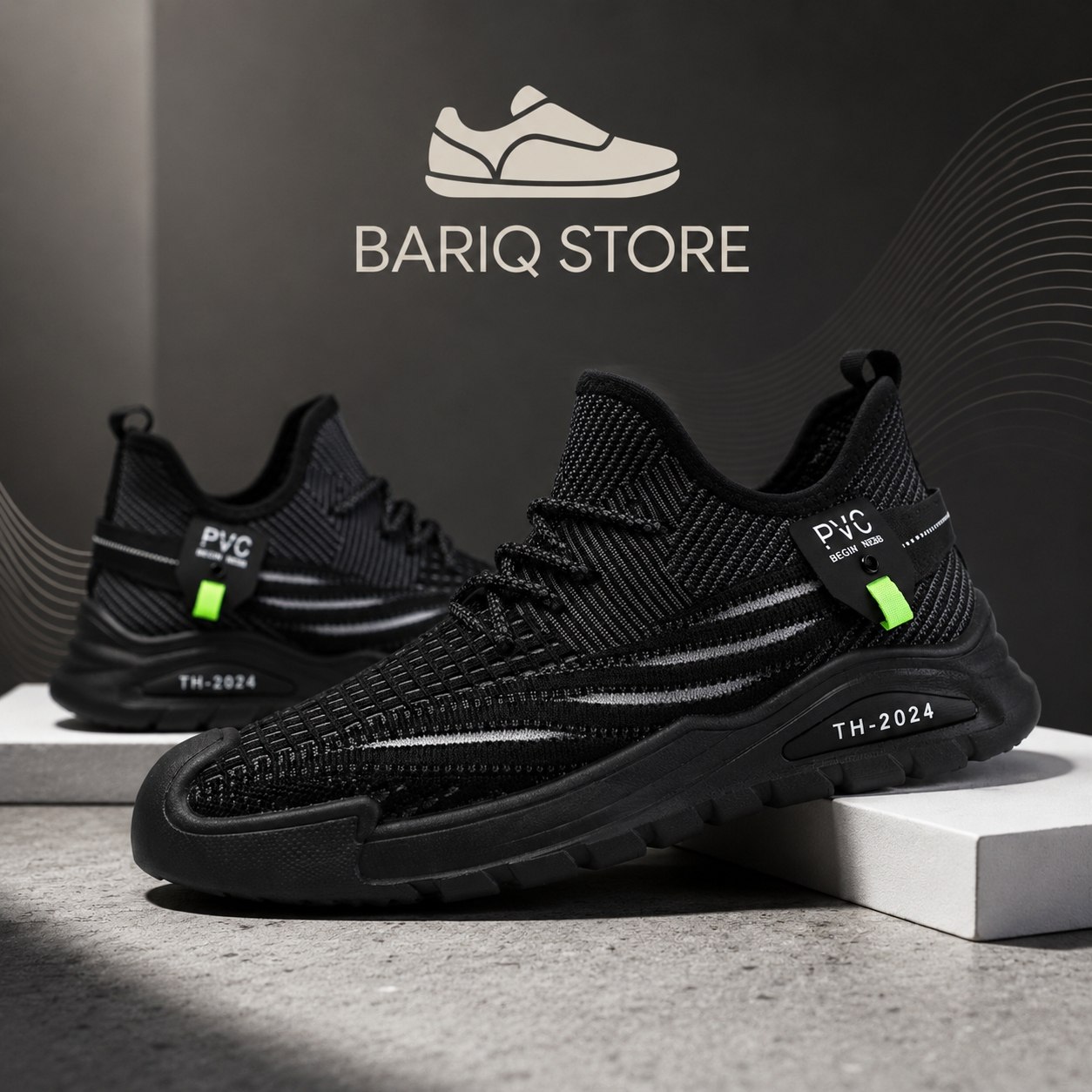 Sepatu Hitam Lapangan